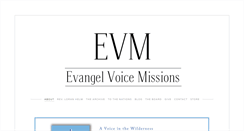 Desktop Screenshot of evangelvoice.com