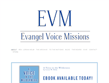 Tablet Screenshot of evangelvoice.com